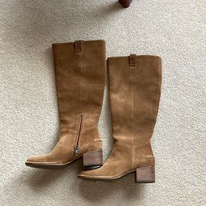 UGG heeled knee high boots